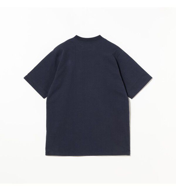 BEAMS「BEAMS｜【別注】UNIVERSAL OVERALL / ロゴTシャツ｜ 半袖 Tシャツ｜カジュアルフィット 」|Tシャツ・カットソー|