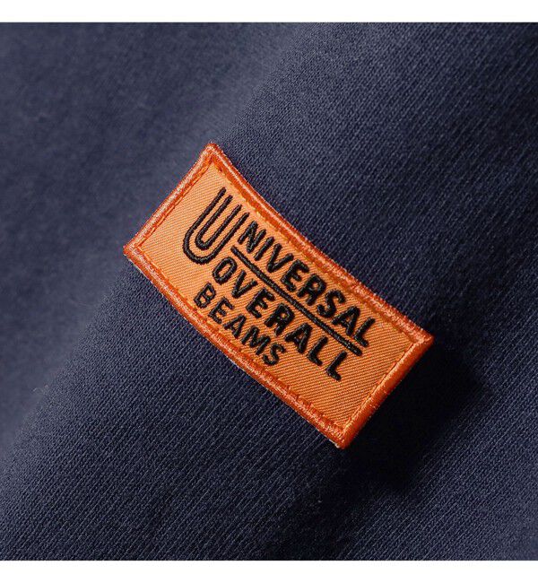 BEAMS「BEAMS｜【別注】UNIVERSAL OVERALL / ロゴTシャツ｜ 半袖 Tシャツ｜カジュアルフィット 」|Tシャツ・カットソー|