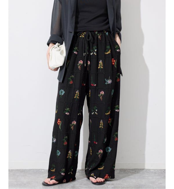 SLOBE IENA「embroideryメッシュパンツ」|その他|