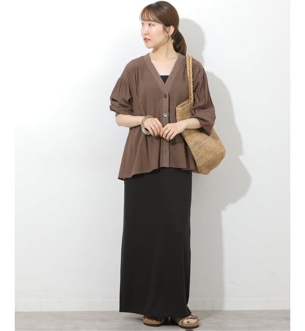 JOURNAL STANDARD relume「《追加2》T/R強撚ブラウス」|シャツ・ブラウス|