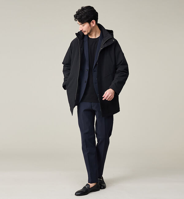 ABAHOUSE「【SMART CLOSET】フーデッド スタンドブルゾン」|ブルゾン・スタジャン|