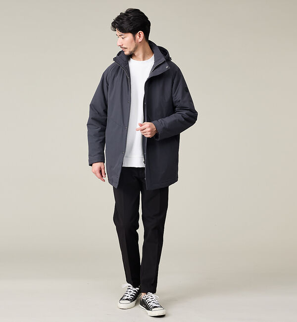 ABAHOUSE「【SMART CLOSET】フーデッド スタンドブルゾン」|ブルゾン・スタジャン|