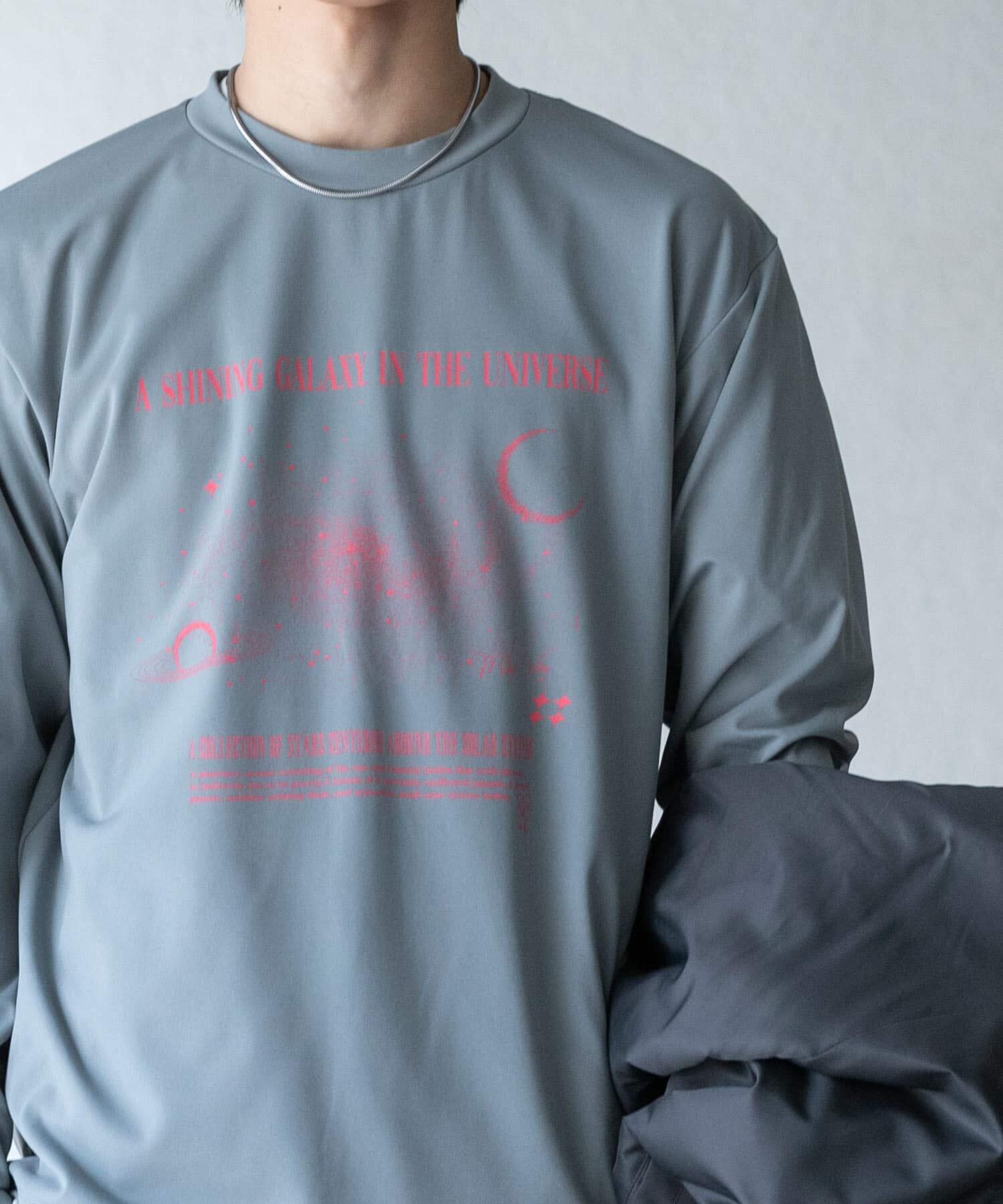 SENSE OF PLACE by URBAN RESEARCH「Galaxy Graphic Long-Sleeve T-shirts」|Tシャツ・カットソー|
