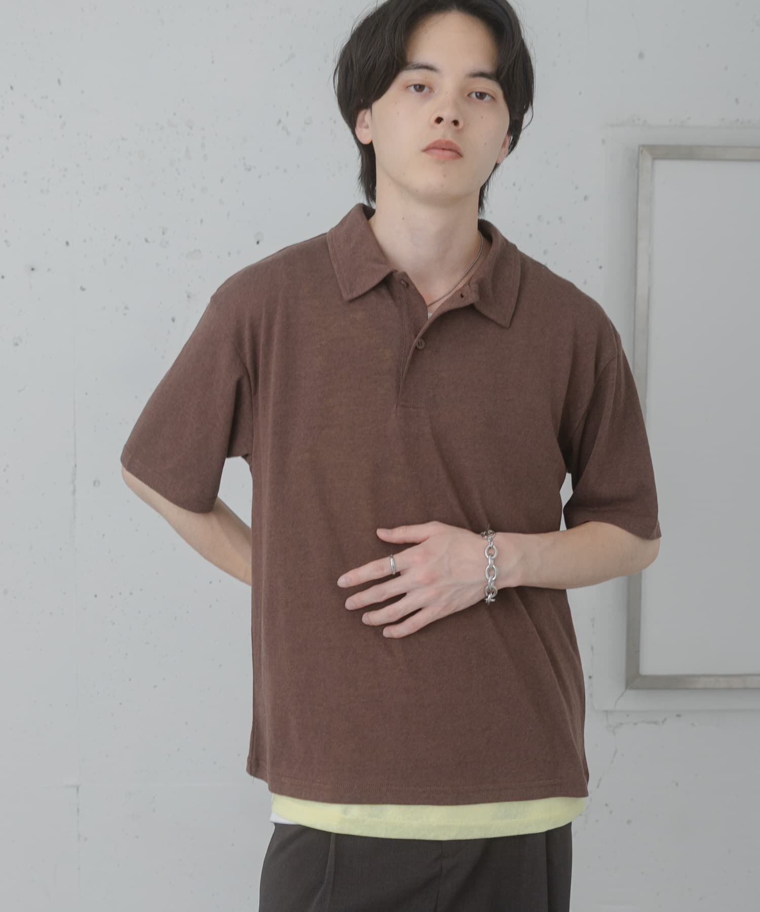 SENSE OF PLACE by URBAN RESEARCH「ドライタッチタンクトップセットポロシャツ」|ポロシャツ|