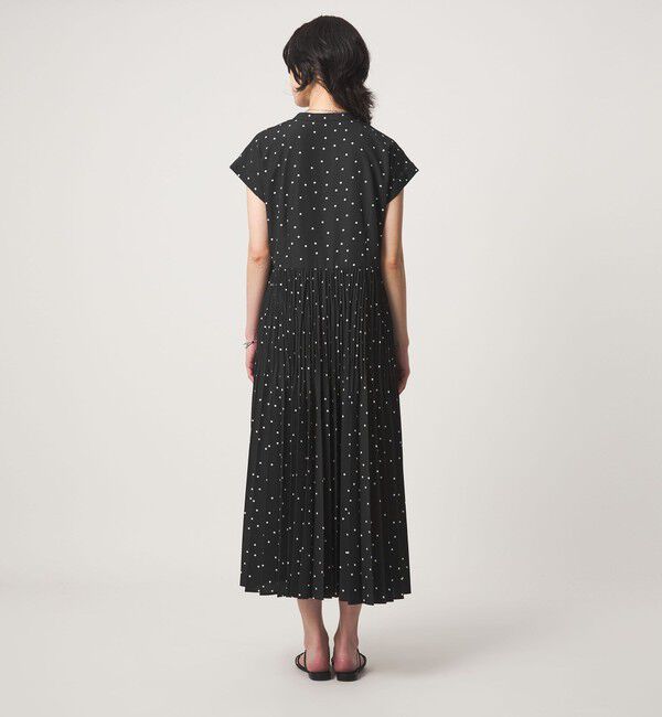 UNITED ARROWS green label relaxing「【結論シリーズ】全方位映えプリーツワンピ ドット［size SHORT/TALLあり］」|ワンピース|