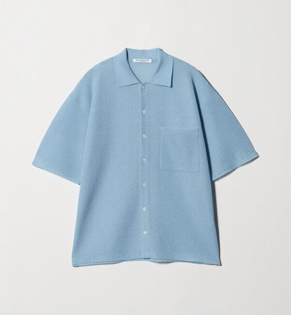 BEAUTY&YOUTH UNITED ARROWS「ミラノリブ ショートスリーブ シャツカーディガン ウォッシャブル」|カーディガン|COBALT