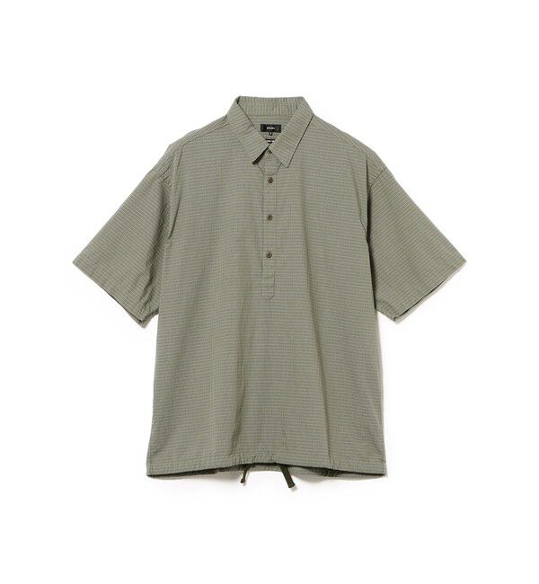 BEAMS「チェック プルオーバー シャツ」|シャツ・ブラウス|OLIVE
