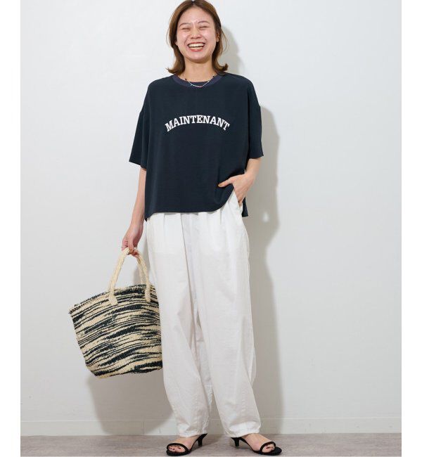 JOURNAL STANDARD relume「《追加2》2WAYジョーゼットロゴTEE」|Tシャツ・カットソー|