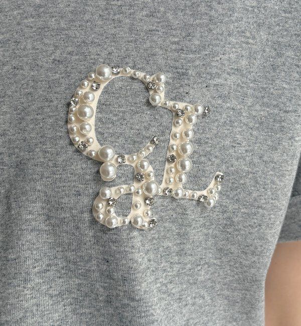  「【WEB限定】ワンポイントビジューTEE」|Tシャツ・カットソー|
