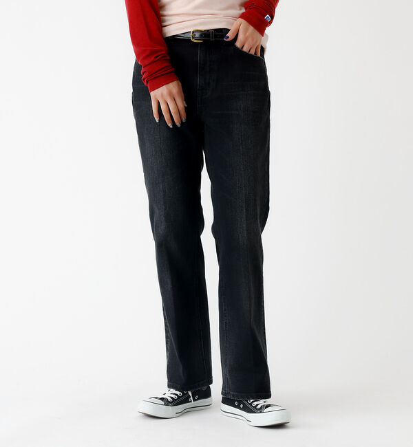 Rouge vif「【Healthy denim/ヘルシーデニム】Celery Long/フルレング」|デニム|ブラック