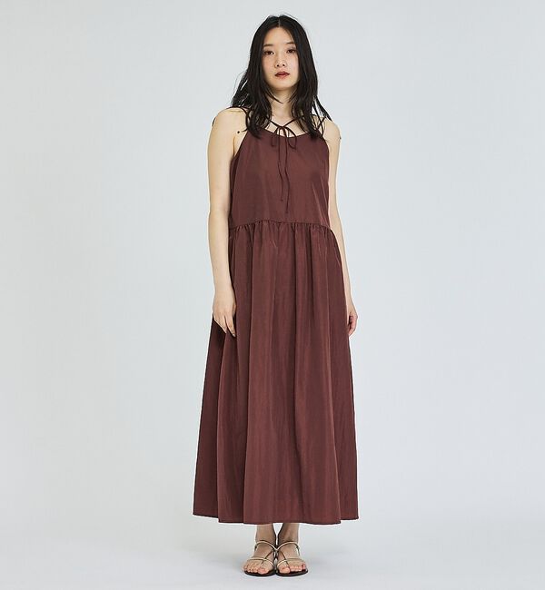 abahouse mavie「【ベッキーコラボ】2WAYリボン キャミソールワンピース【予約】」|ワンピース|