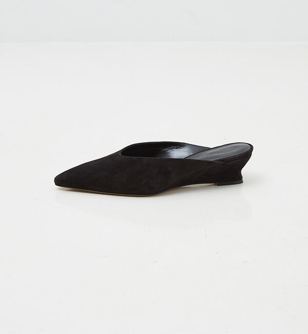 The Store by C' 「【Le Monde Beryl】MICRO WEDGE MULE／スエードミュー」|パンプス|