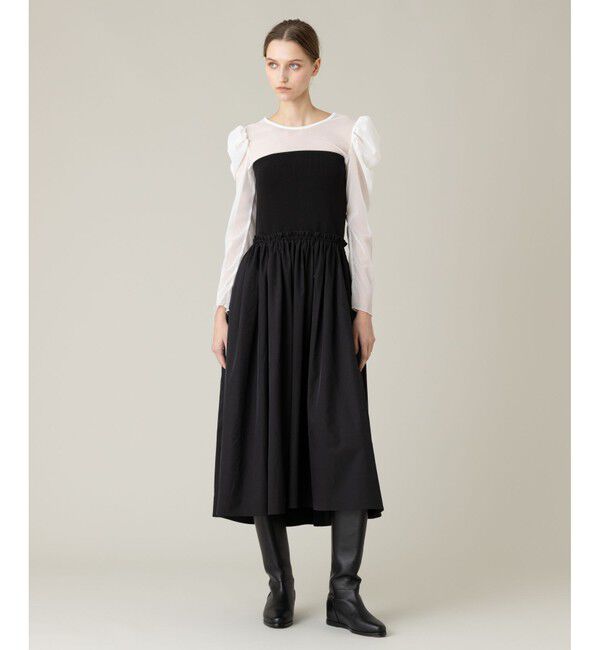 LOULOU WILLOUGHBY「【LOULOU WILLOUGHBY】ビスチェニットワンピース」|ワンピース|