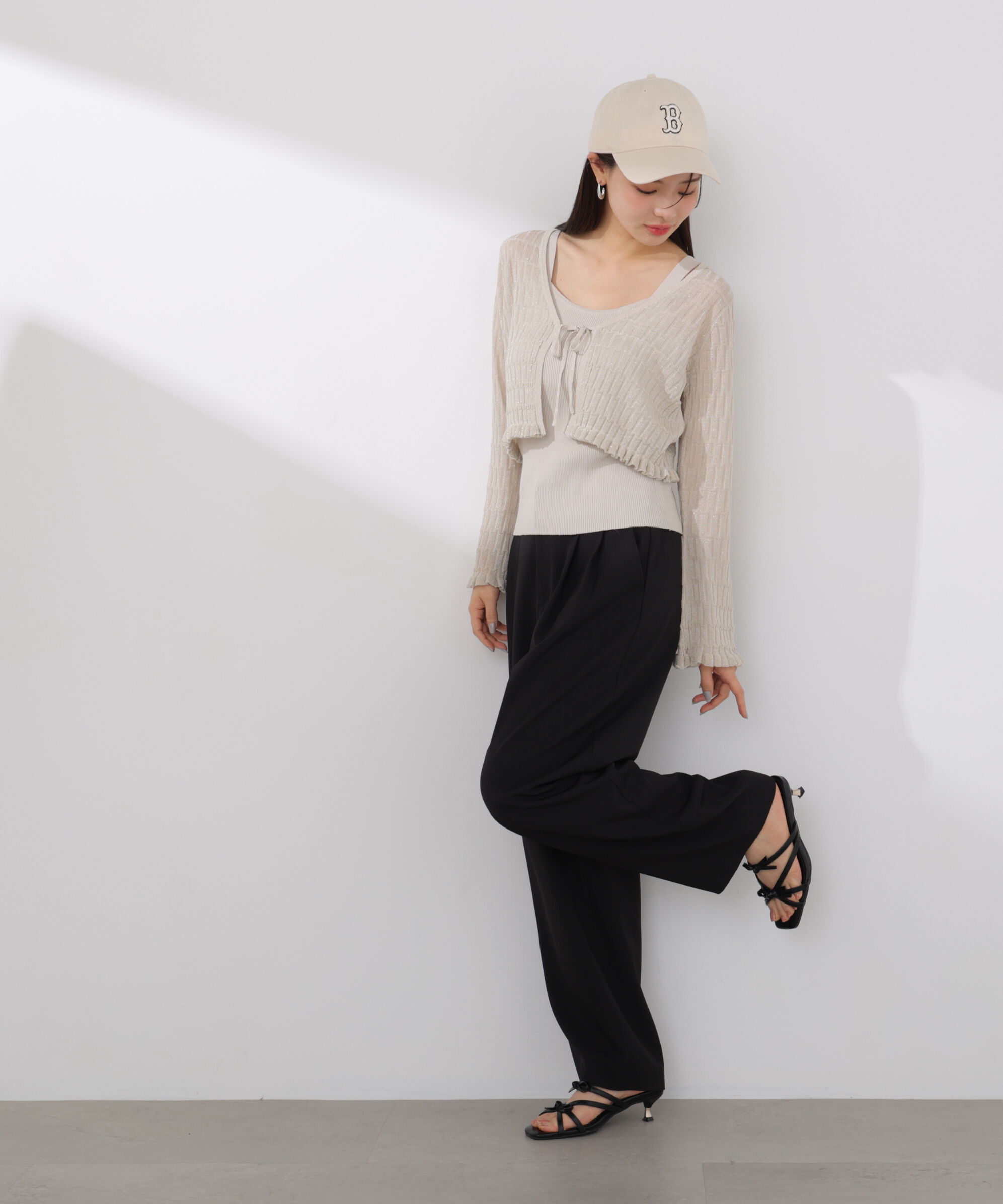 PROPORTION BODY DRESSING「ラメシアーニットアンサンブル 26SS」|ニット・セーター|