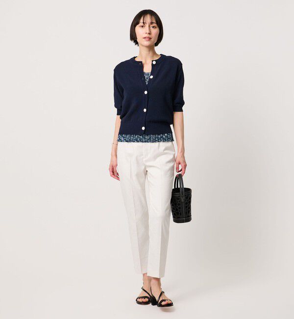 UNITED ARROWS「クルーネック ベーシック カーディガン ‐ウォッシャブル‐」|カーディガン|