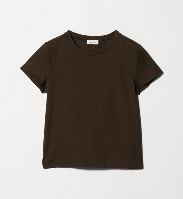 ATTISESSION「＜ATTISESSION＞コットン スター スリーブ Tシャツ」|Tシャツ・カットソー|DK.BROWN