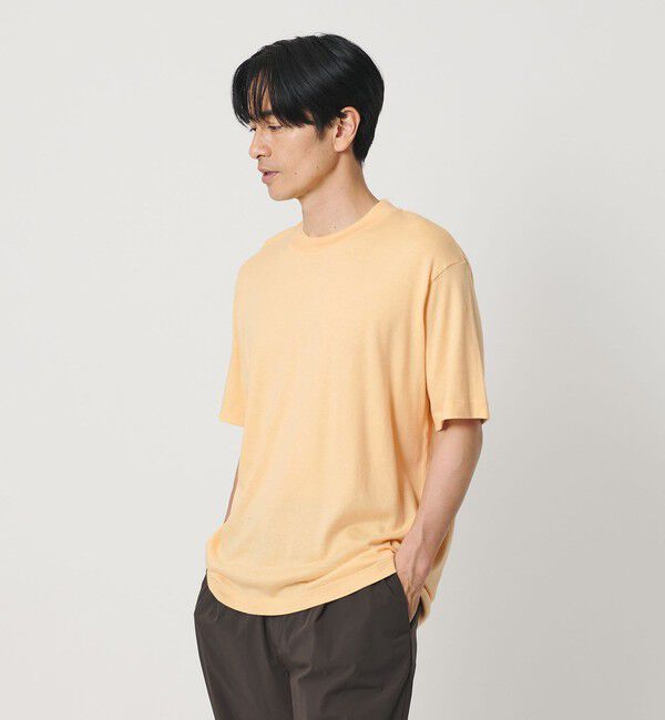 BEAUTY&YOUTH UNITED ARROWS「コットン カシミヤ クルーネック Tシャツ ウォッシャブル」|Tシャツ・カットソー|SHERBET