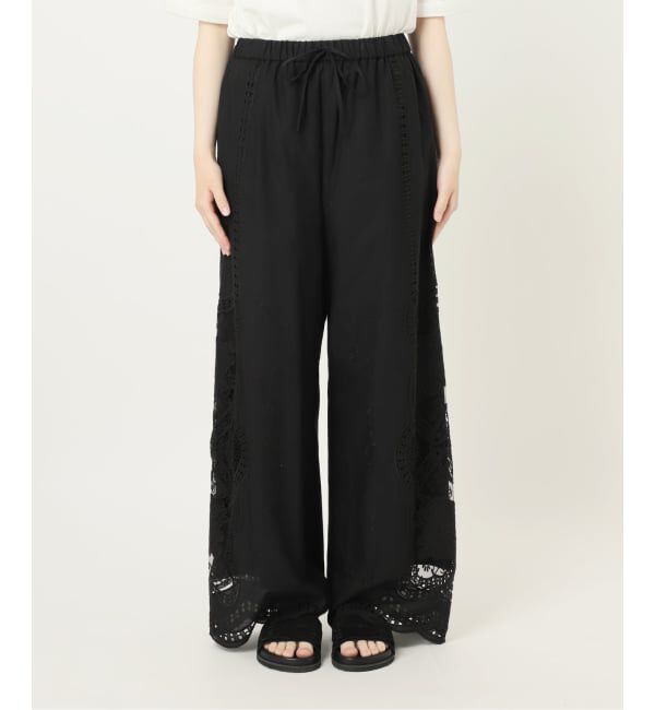 JOURNAL STANDARD「カットワークレース パンツ」|スラックス|