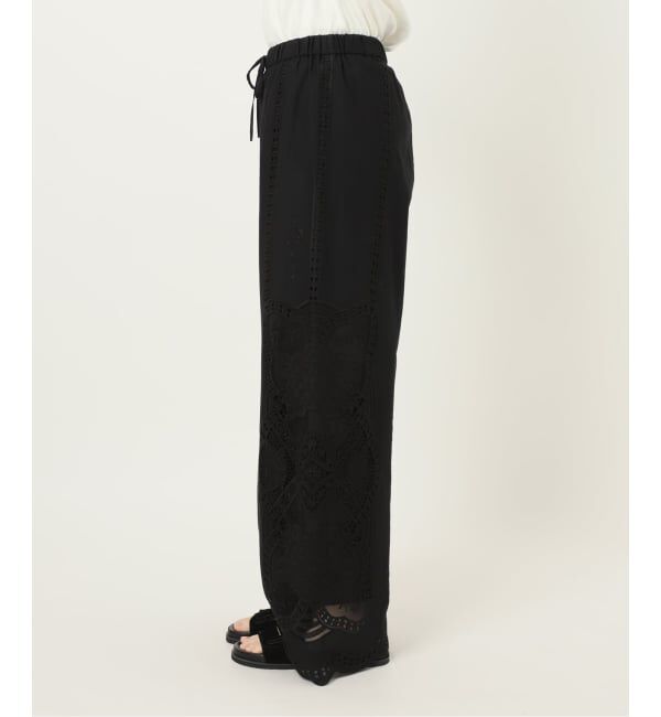 JOURNAL STANDARD「カットワークレース パンツ」|スラックス|
