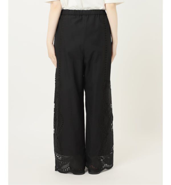 JOURNAL STANDARD「カットワークレース パンツ」|スラックス|