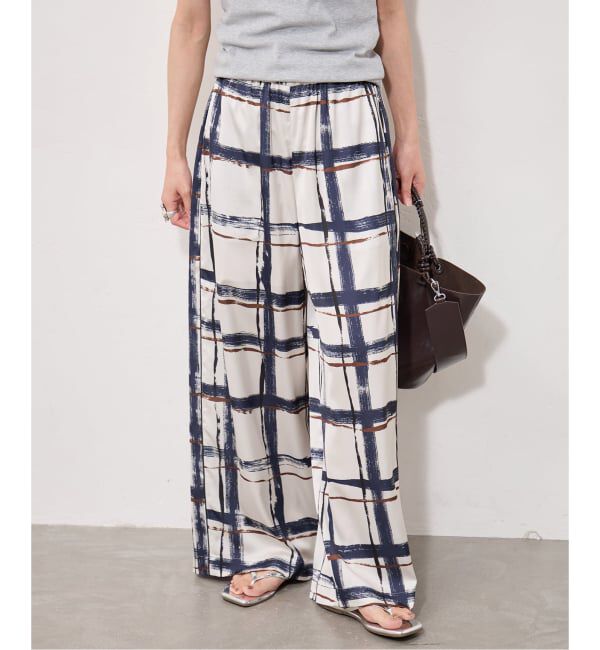 JOURNAL STANDARD「Multi Satin Pt Piping パンツ」|その他|ブルー A