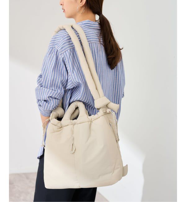 FRAMeWORK「OLEND/オレンド ONA SOFT BAG」|ショルダー・メッセンジャー|ベージュ