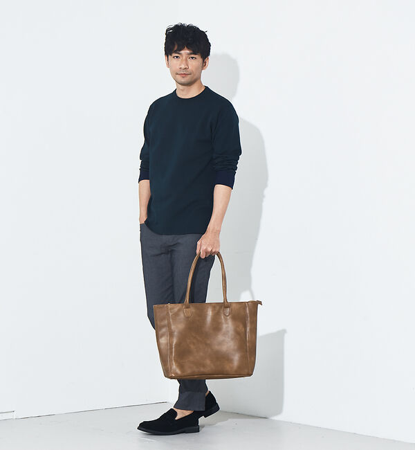 ABAHOUSE「【展開店舗限定】ネオレザー トートバッグ」|トートバッグ|