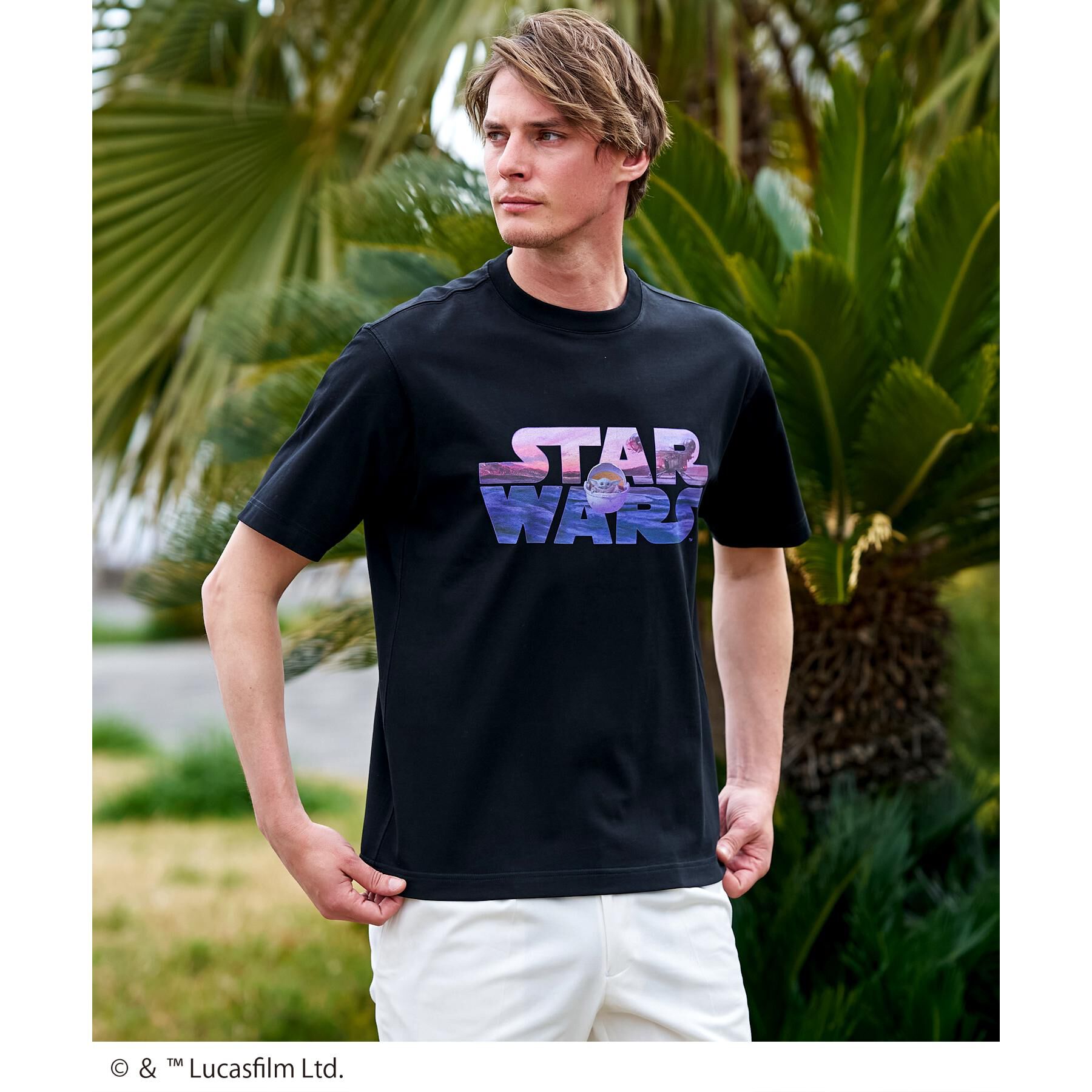 DRESSTERIOR「【接触冷感】STAR WARS ロゴTシャツ」|Tシャツ・カットソー|