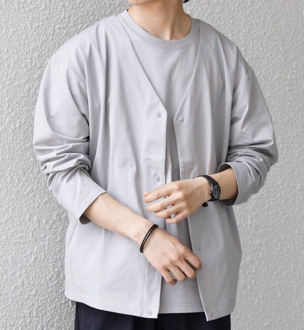 SHIPS any「【WEB限定】SHIPS any:〈吸水速乾/UVカット〉3点セットアップ Tシャツ+カーディガン+パンツ◇」|Tシャツ・カットソー|