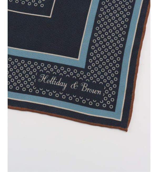 EDIFICE「Holliday & Brown(ホリデー & ブラウン) Pocket Square Frame」|バンダナ・スカーフ|