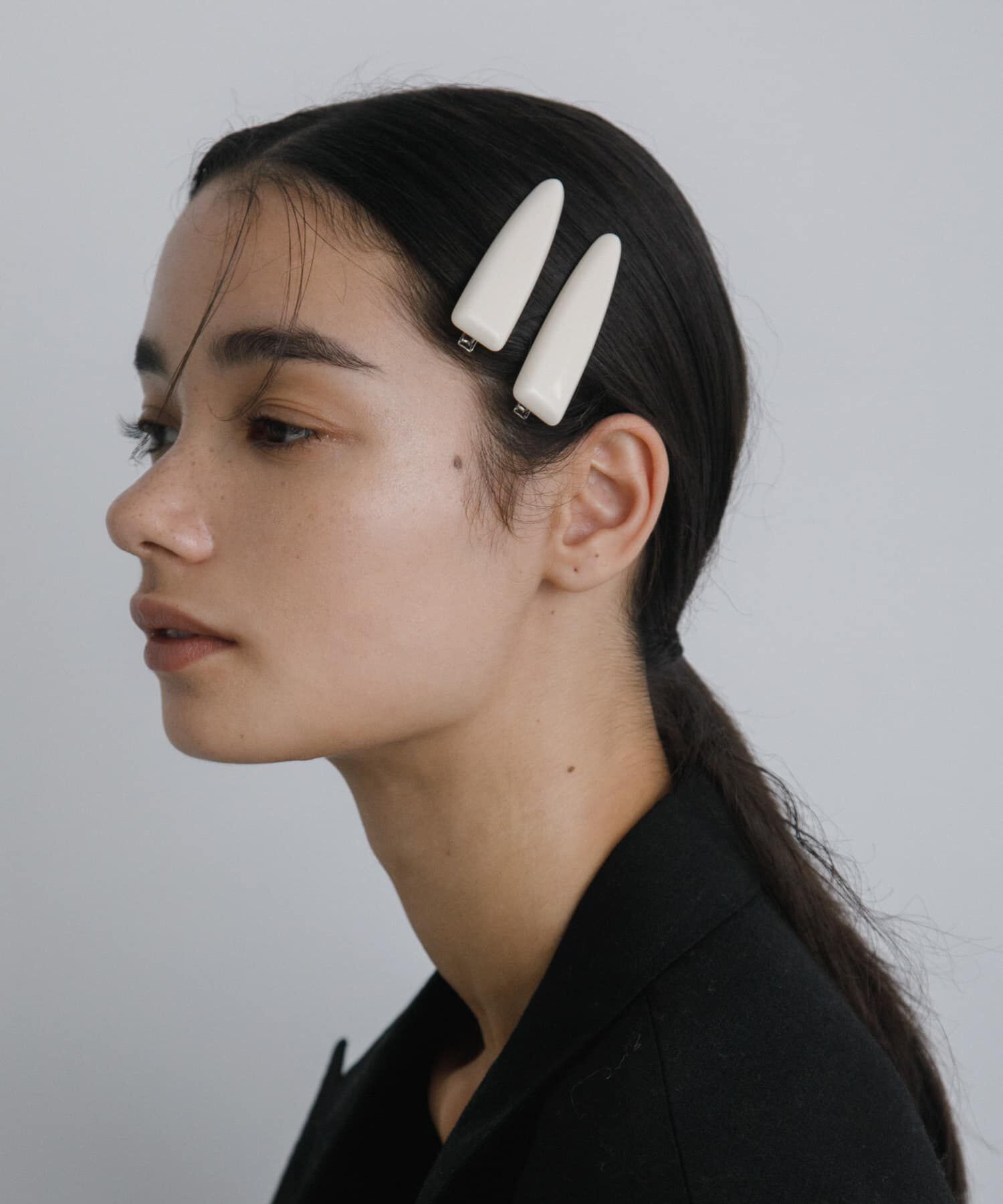 URBAN RESEARCH「decor『デコール』　2P Wide hair clip」|その他|アイボリー