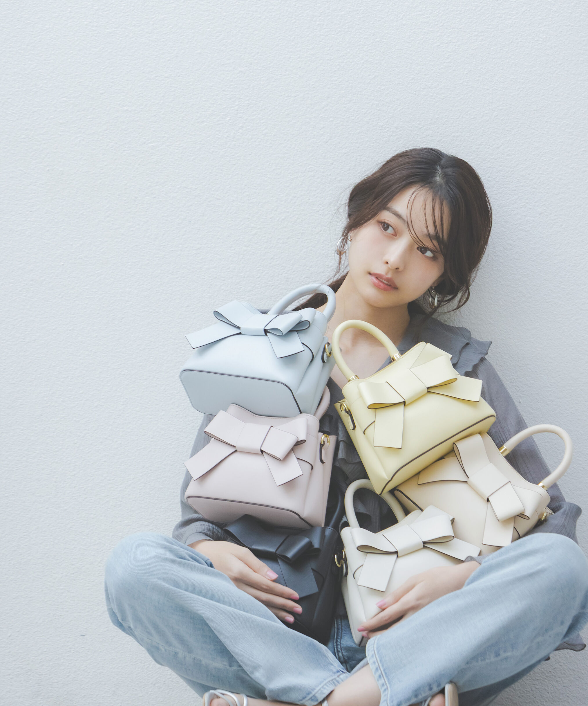 PROPORTION BODY DRESSING「フロントリボンバックミニ」|その他|ピンク