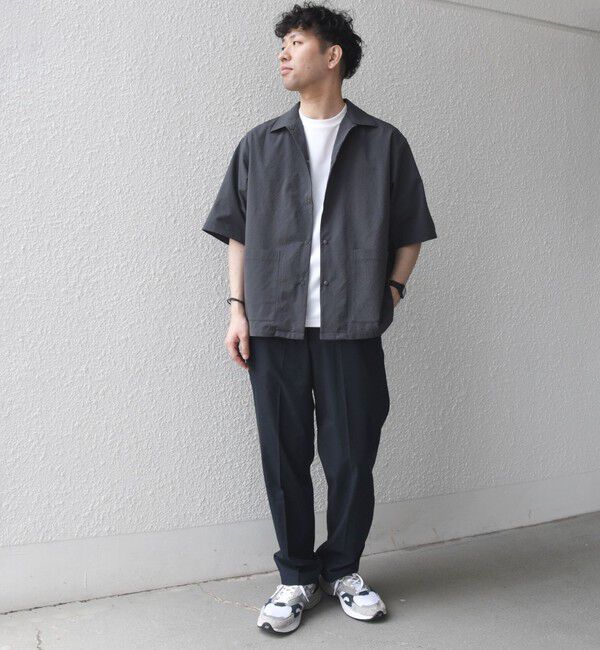 SHIPS any「SHIPS any:〈撥水/軽量/ストレッチ〉SOLOTEX(R) シアサッカー キャンプポケット シャツ◇」|シャツ・ブラウス|