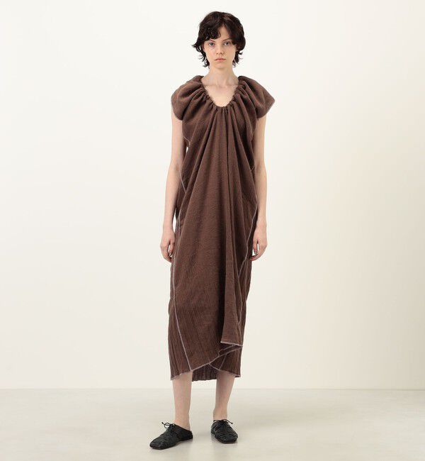TOMORROWLAND BUYING WEAR「BASERANGE MAX DRESS リネンコットン ワンピース」|ワンピース|