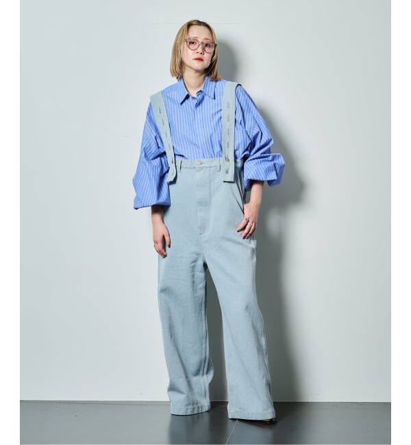  「QUIITO RECICLE WORK OVERALL Q26S-D133：オーバーオール」|オールインワン|
