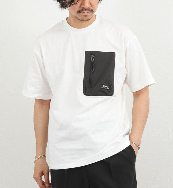 NOLLEY'S goodman「【WEB限定】【TAION/タイオン】MOUNTAIN POCKET T-SHIRT ポケットTシャツ 26SS」|Tシャツ・カットソー|ホワイト