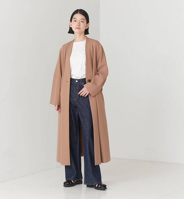 collex「【セットアップ対応】ノーカラーコート」|ノーカラーコート|