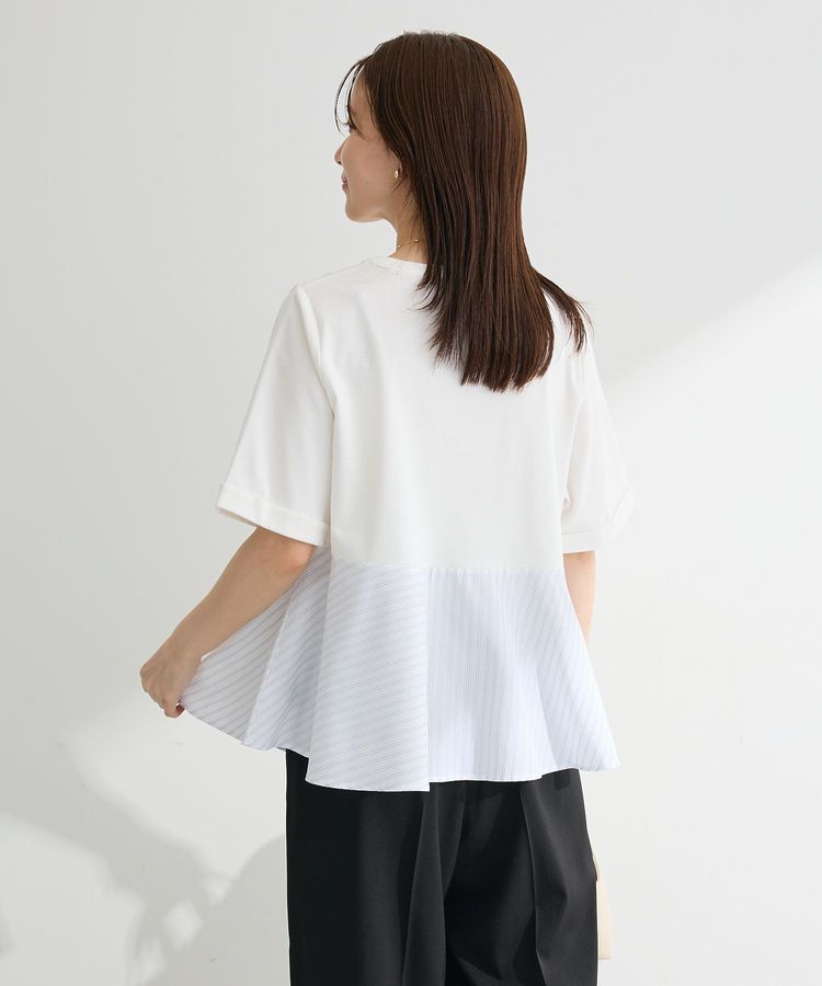 Green Parks「華やぎカットソー(アシメヘム)」|Tシャツ・カットソー|