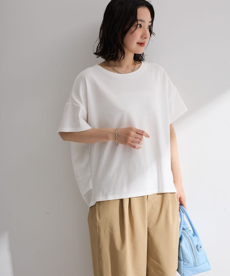 Green Parks「超冷感コクーンカットプルオーバー」|Tシャツ・カットソー|