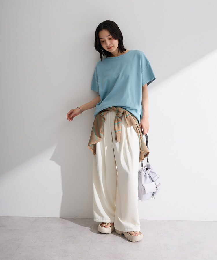 Green Parks「超冷感コクーンカットプルオーバー」|Tシャツ・カットソー|