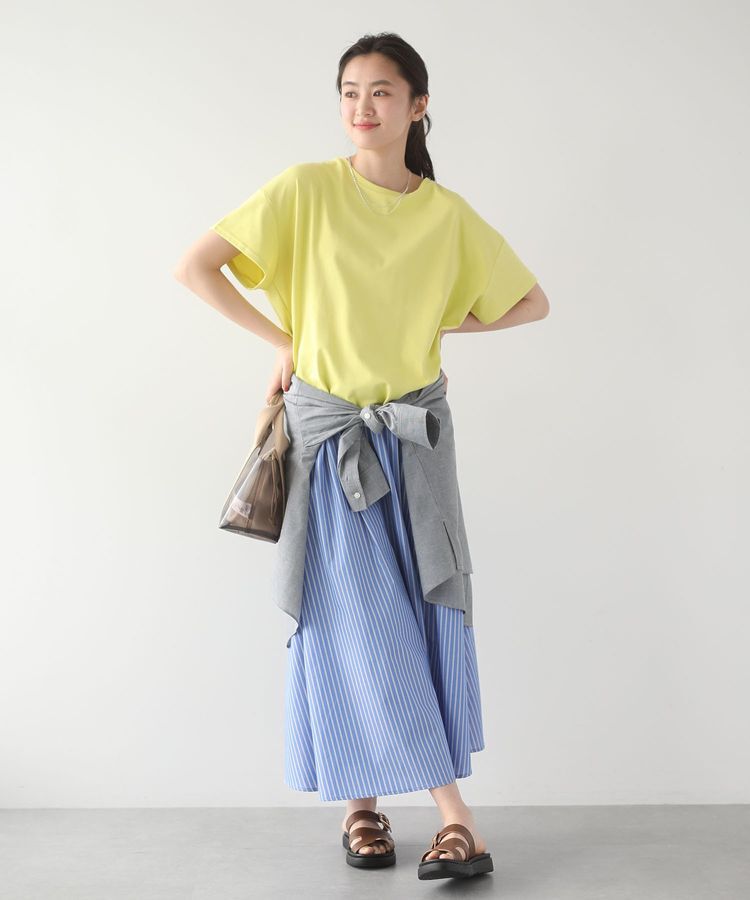 Green Parks「超冷感コクーンカットプルオーバー」|Tシャツ・カットソー|