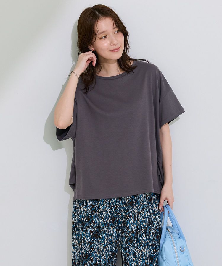 Green Parks「超冷感コクーンカットプルオーバー」|Tシャツ・カットソー|