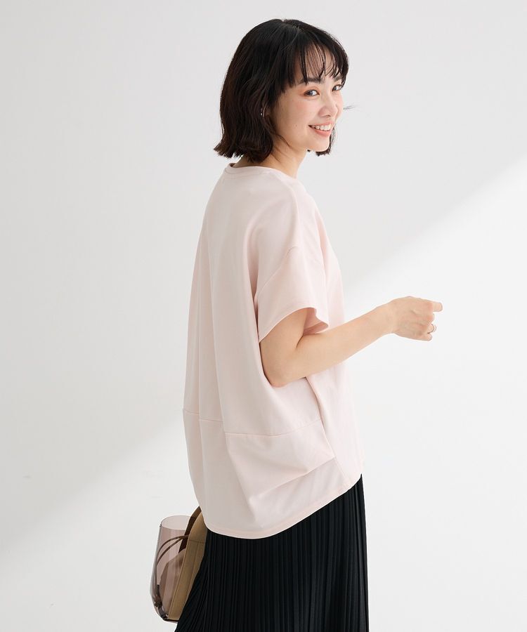 Green Parks「超冷感コクーンカットプルオーバー」|Tシャツ・カットソー|Pink