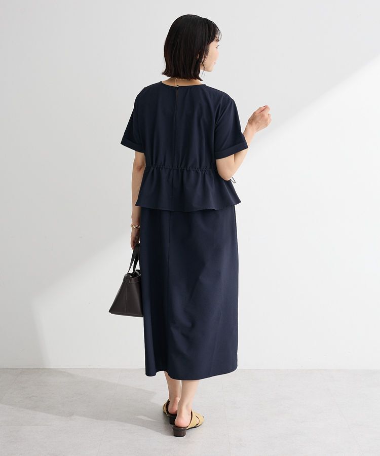 Green Parks「表面感ペプラムレイヤードワンピース」|ワンピース|