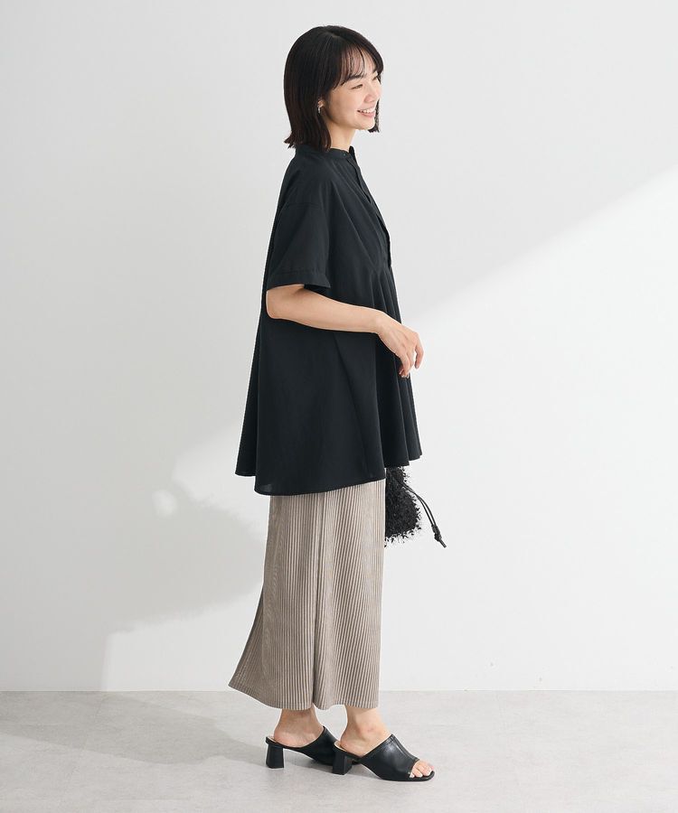 Green Parks「【WEB限定】ウエストタックシャツチュニックⅢ」|シャツ・ブラウス|