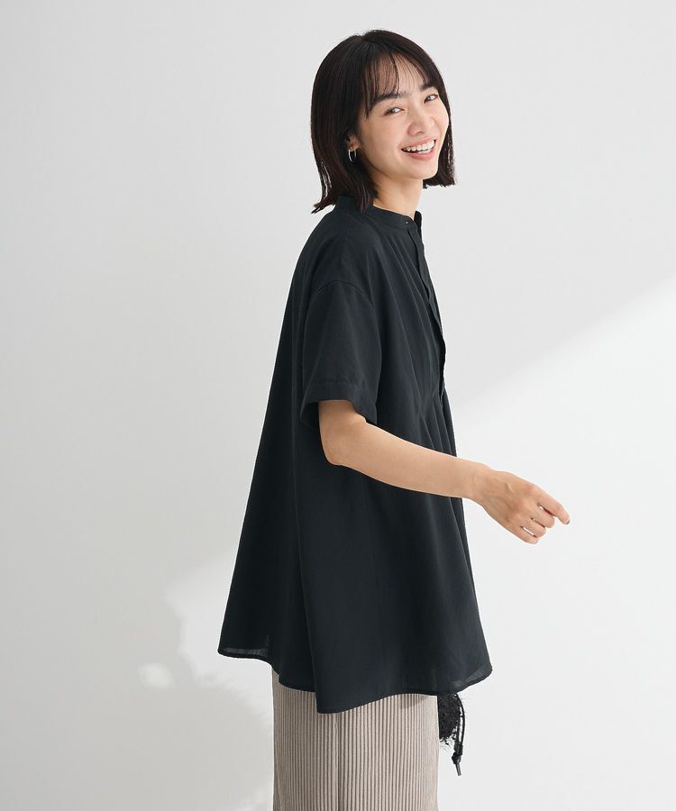 Green Parks「【WEB限定】ウエストタックシャツチュニックⅢ」|シャツ・ブラウス|