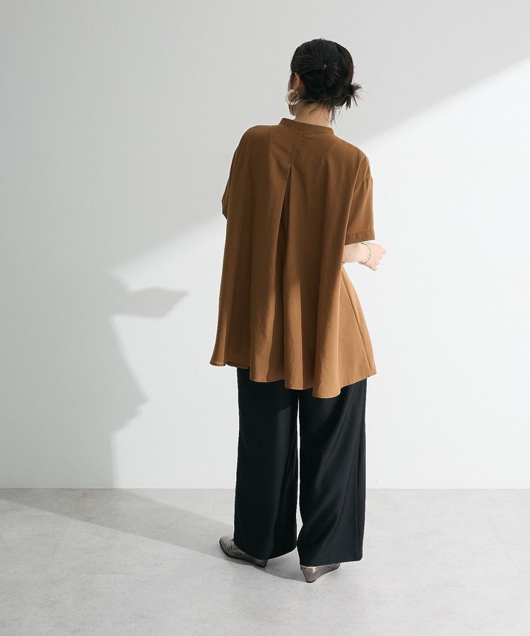 Green Parks「【WEB限定】ウエストタックシャツチュニックⅢ」|シャツ・ブラウス|