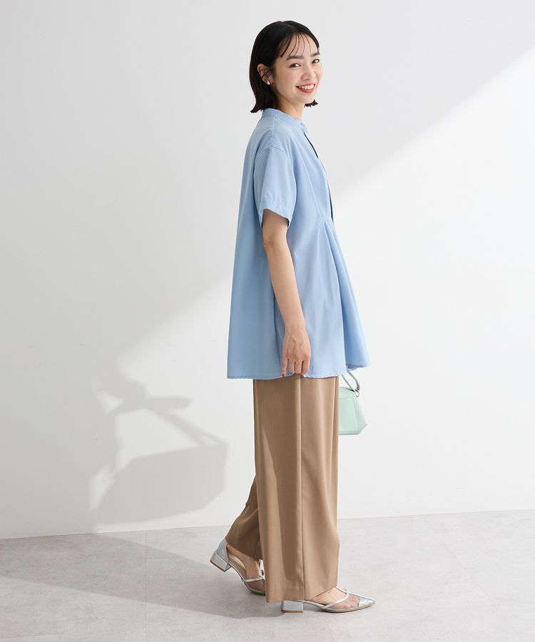 Green Parks「【WEB限定】ウエストタックシャツチュニックⅢ」|シャツ・ブラウス|