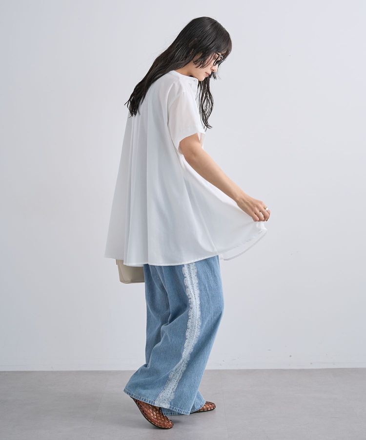Green Parks「【WEB限定】ウエストタックシャツチュニックⅢ」|シャツ・ブラウス|