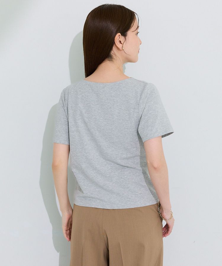 Green Parks「5分袖ドレーププルオーバー」|Tシャツ・カットソー|